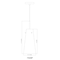 Z-Lite Kira Pendant, 1-Light, 6.5 In.W x 13 In.H, Chrome /Clear 7508P-CH - alternate 6